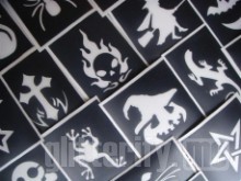 Halloween sablon szett